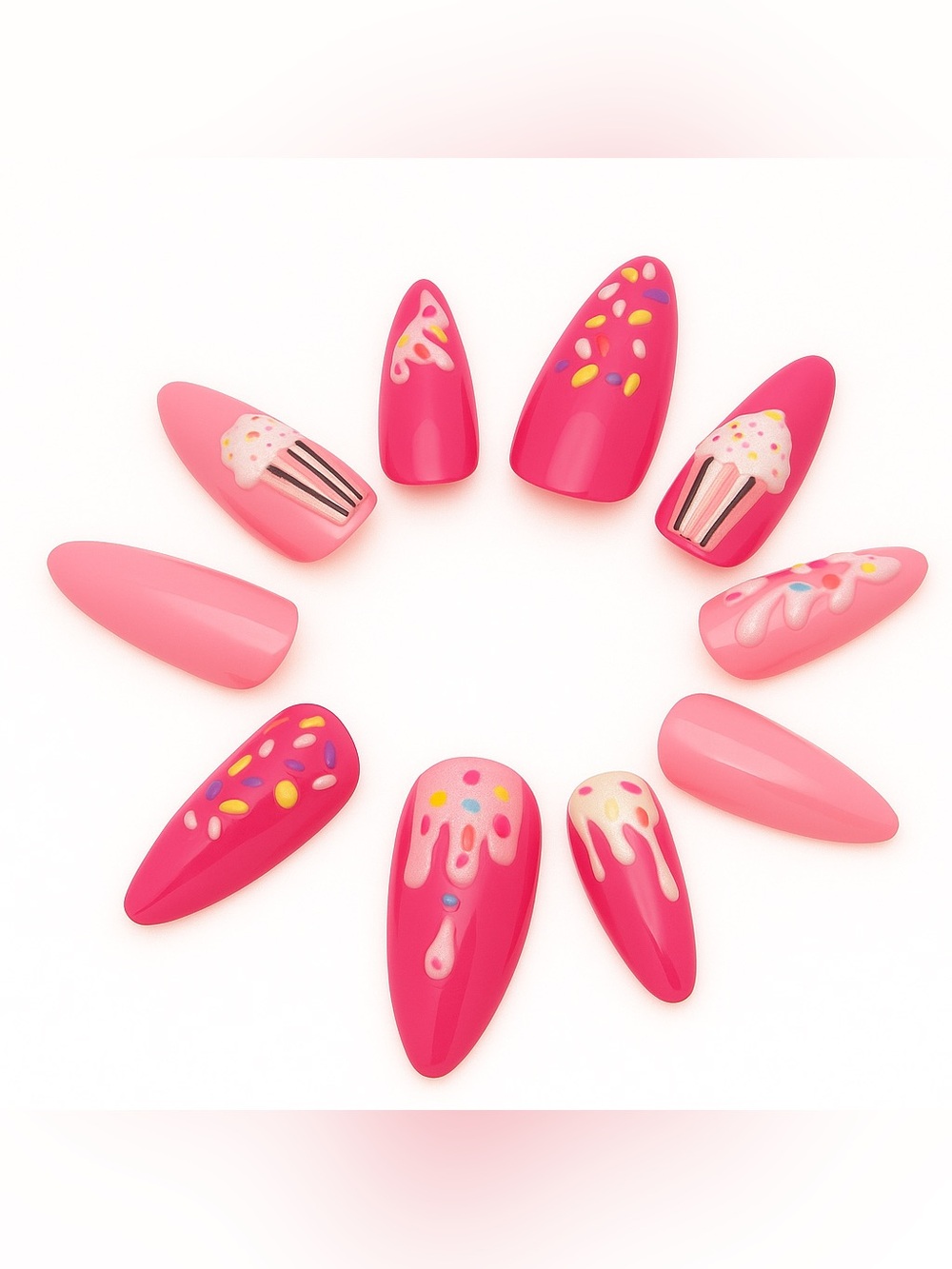 Ice Cream Social: Press-On Nails